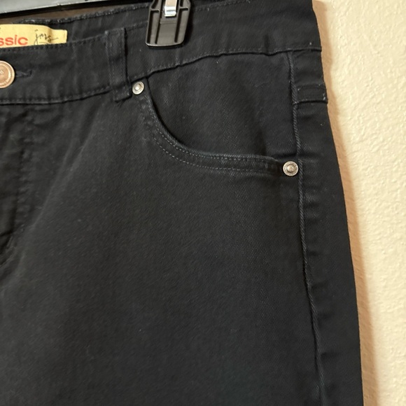 B2/1 Just my size classic stretch black denim jeans size 16W short - Picture 6 of 9
